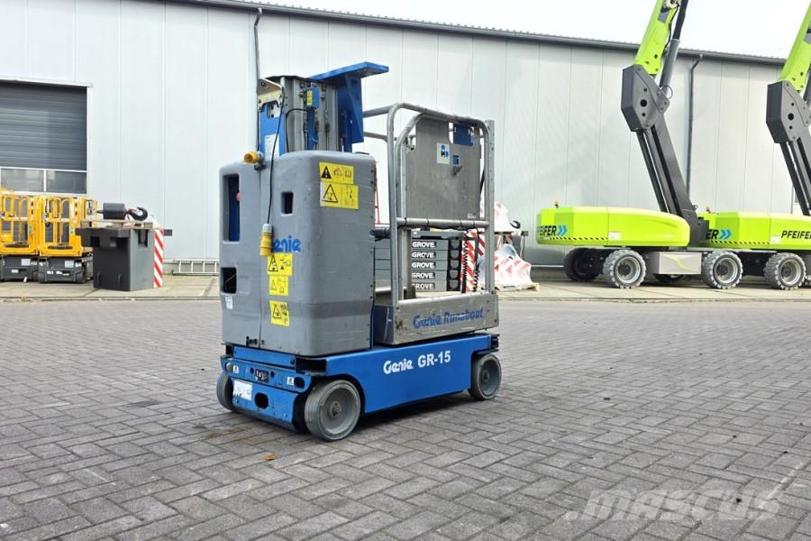 Genie GR15 Electric, 6.5m Working Height, 227kg Capacity Alkūniniai keltuvai
