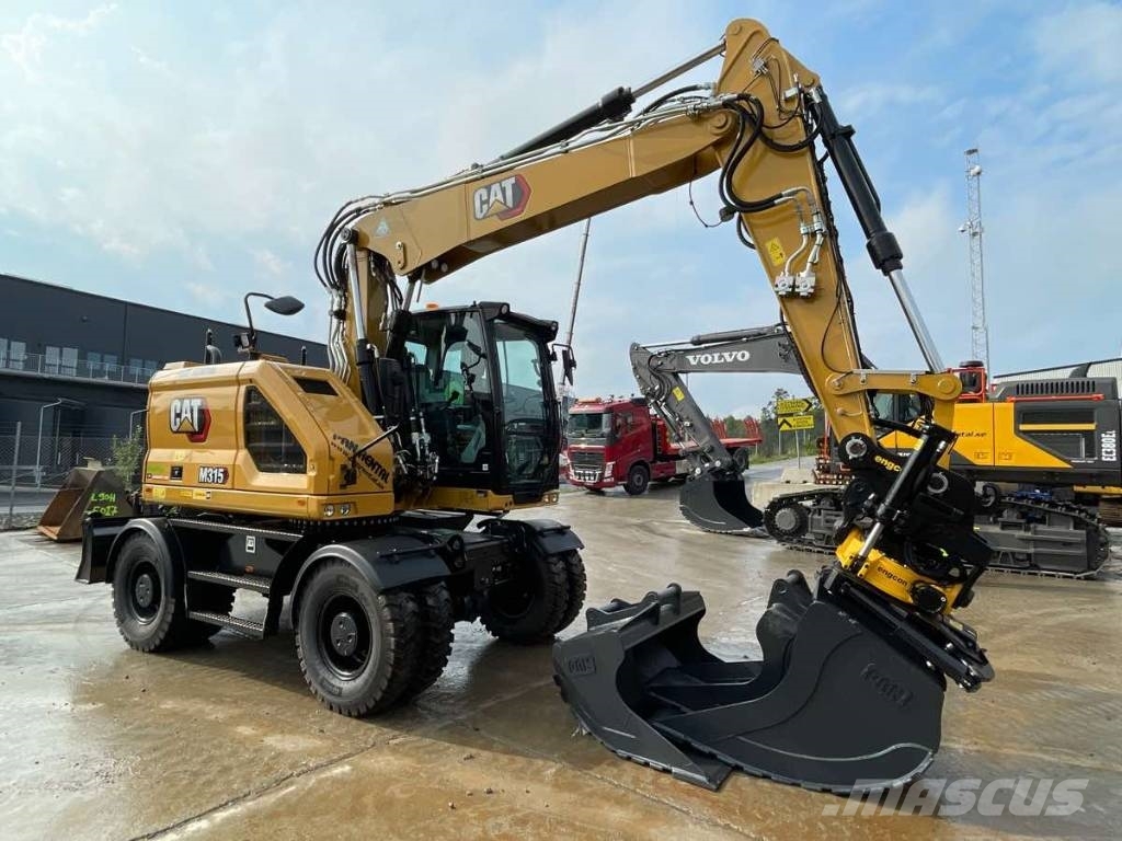 CAT M315 Uthyres/For Rental Ratiniai ekskavatoriai