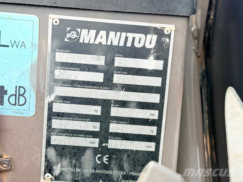 Manitou MT 932 Teleskopiskie manipulatori
