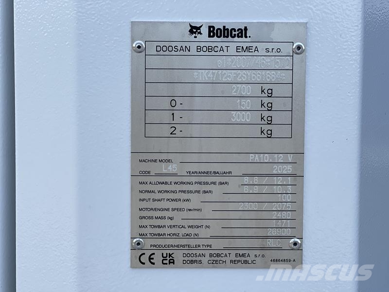 Bobcat PA 10 12 V Compressori