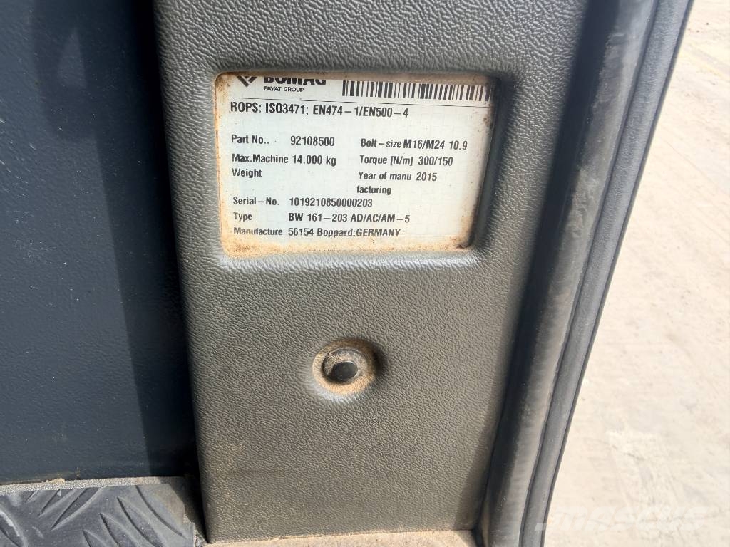 Bomag BW161AD-5 Dvojni valjarji