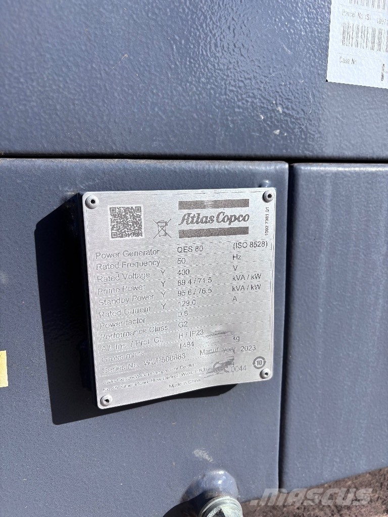 Atlas Copco QES80 Dieselgeneratorer