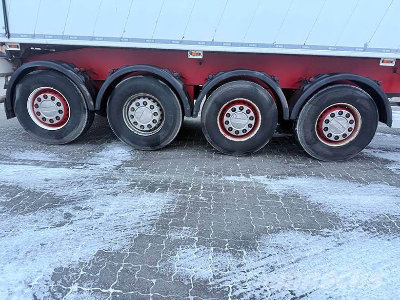 Kel-Berg 4 axle Tipper / Alukastenmulde Kipper Semi-trailer med tip