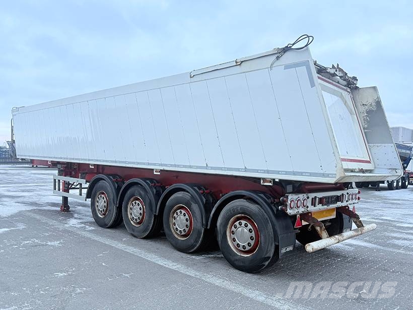 Kel-Berg 4 axle Tipper / Alukastenmulde Kipper Semi-trailer med tip