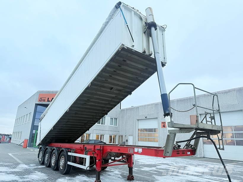Kel-Berg 4 axle Tipper / Alukastenmulde Kipper Semi-trailer med tip