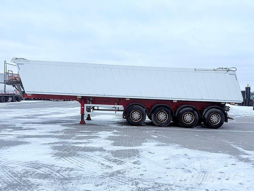 Kel-Berg 4 axle Tipper / Alukastenmulde Kipper Semi-trailer med tip
