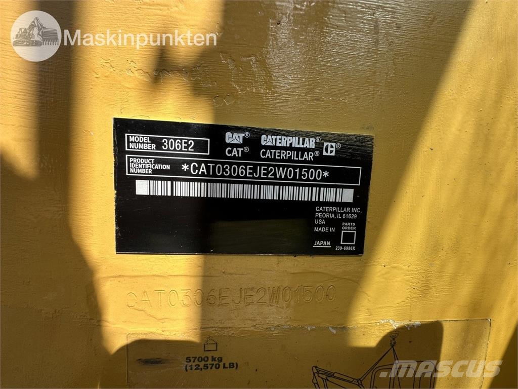 CAT 306 E2 Paletli ekskavatörler