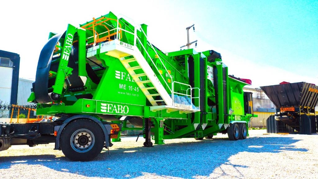 Fabo ME 1645 SERIES INSTALLATION DE CRIBLAGE DE SABLE Мобільні грохоти