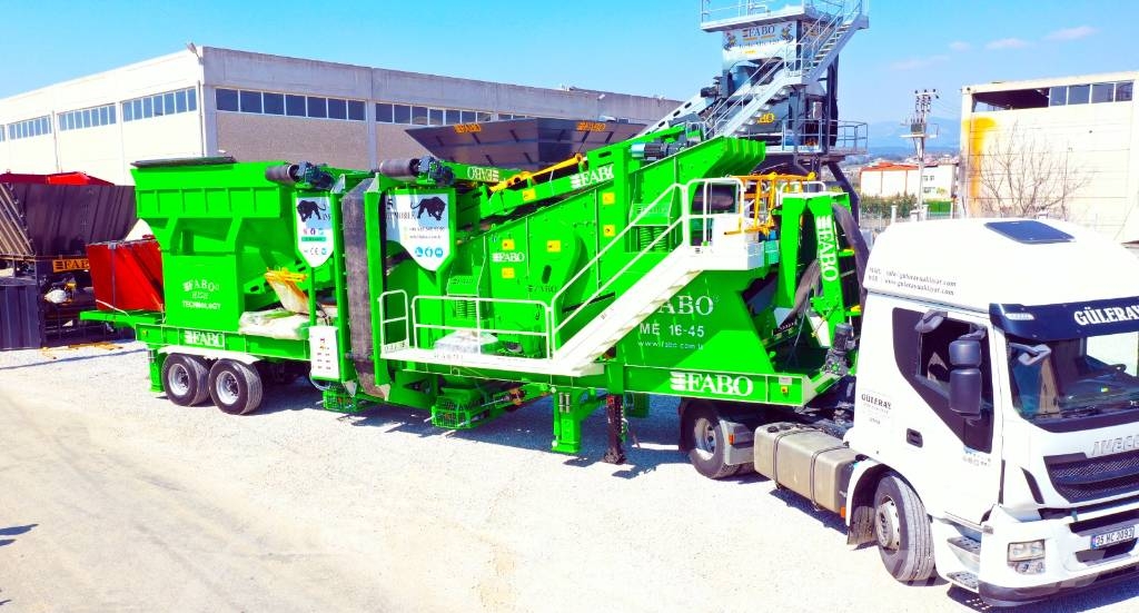 Fabo ME 1645 SERIES INSTALLATION DE CRIBLAGE DE SABLE Мобільні грохоти