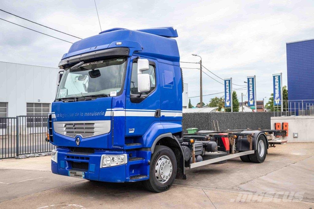 Renault PREMIUM 380DXI+E5/EEV+DHOLLANDIA 起重可拆卸式卡車
