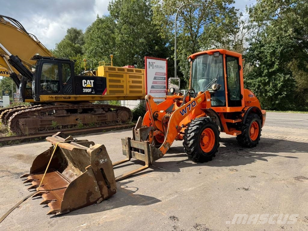 Fiat-Hitachi W70 **BJ. 2001 * 6048H/SW/Gabel ** Wielladers