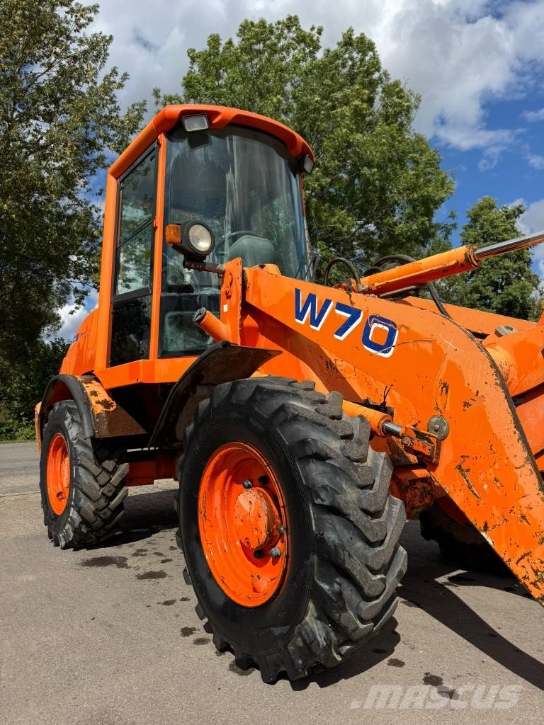 Fiat-Hitachi W70 **BJ. 2001 * 6048H/SW/Gabel ** Wielladers