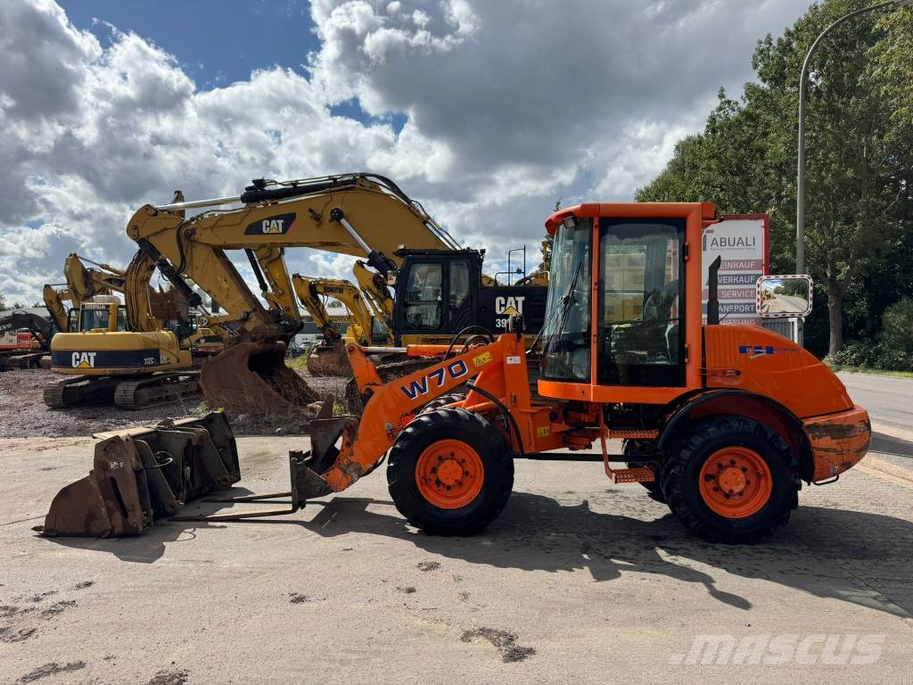 Fiat-Hitachi W70 **BJ. 2001 * 6048H/SW/Gabel ** Wielladers