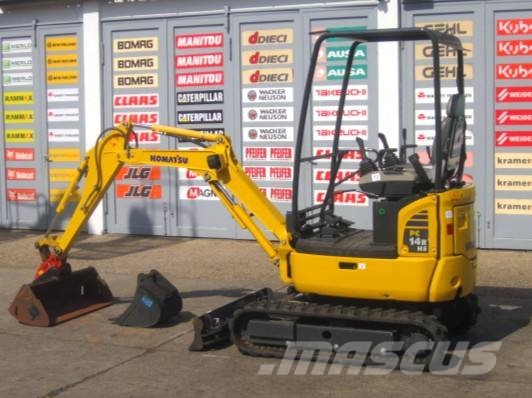 Komatsu PC 14 R - 3HS * 2x Löffel * * Vorführm. * Miniexcavadoras