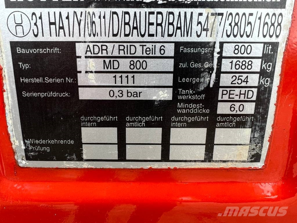 Diesel Baustellen Tank *800 Liter* Sonstige Baumaschinen
