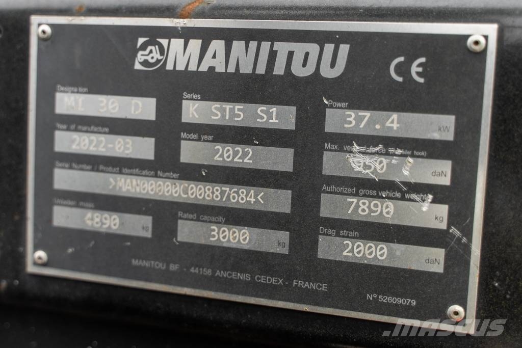 Manitou MI 30 D Dyzeliniai krautuvai