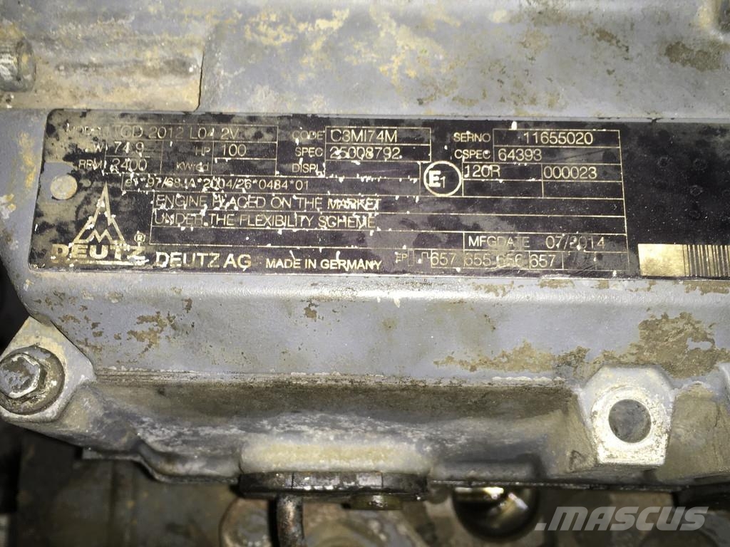 Deutz TCD2012L04 2V CORE Construction - Others