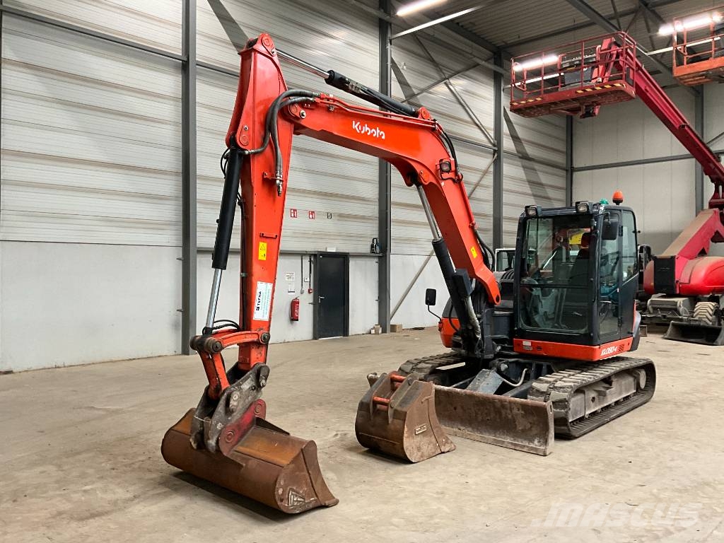 Kubota KX 080-4 Midigraafmachines 7t - 12t