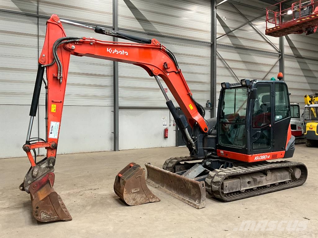 Kubota KX 080-4 Midigraafmachines 7t - 12t