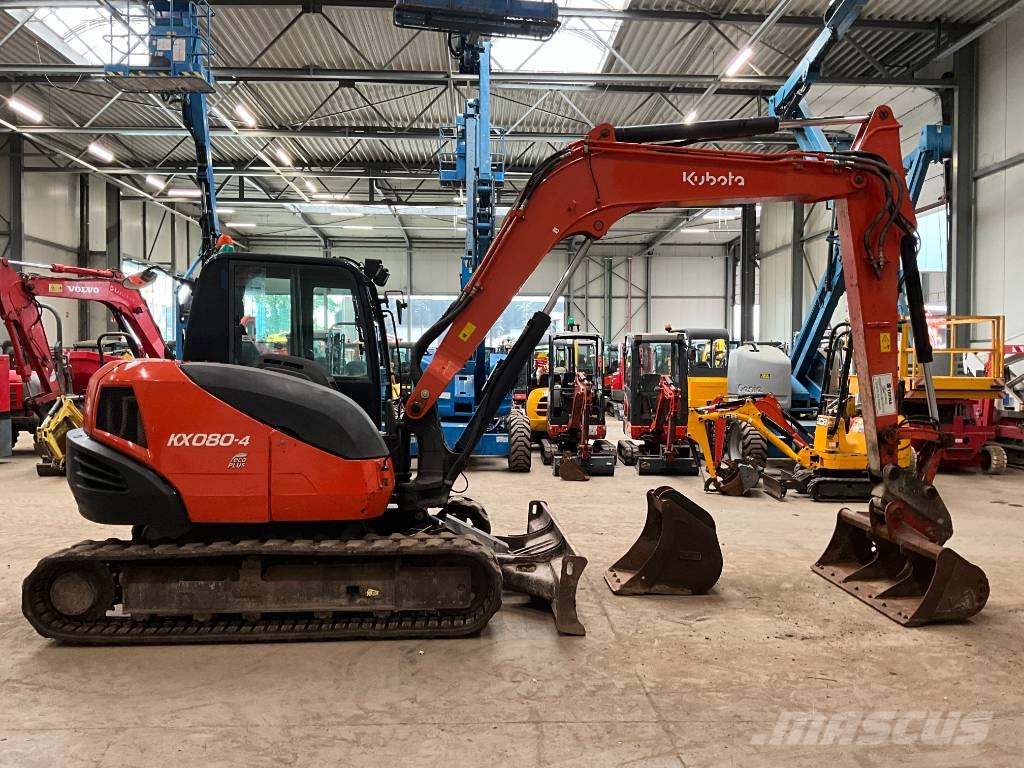 Kubota KX 080-4 Midigraafmachines 7t - 12t