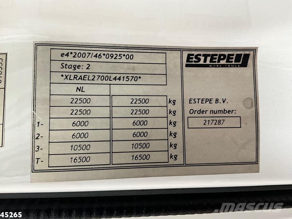 DAF FAG LF 220 Euro 6 Terberg Olympus 14m³ Just 138.29 شاحنات المخلفات