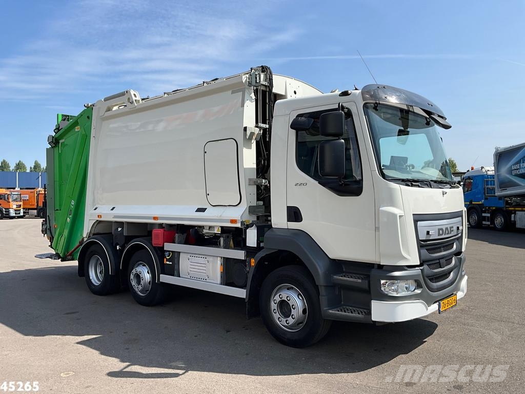 DAF FAG LF 220 Euro 6 Terberg Olympus 14m³ Just 138.29 Мусоровозы