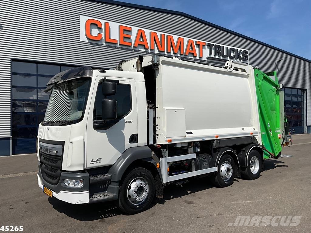 DAF FAG LF 220 Euro 6 Terberg Olympus 14m³ Just 138.29 Мусоровозы