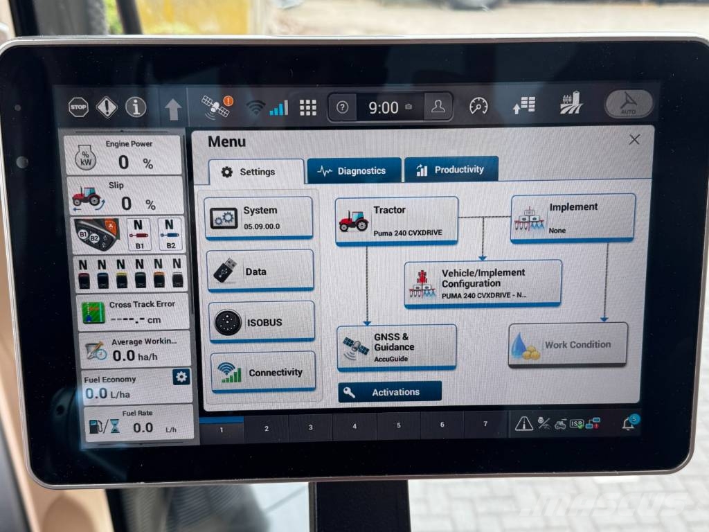 Case IH PUMA 240CVX, AFS Connect, 2024, frontlinkage + PTO Ciągniki rolnicze