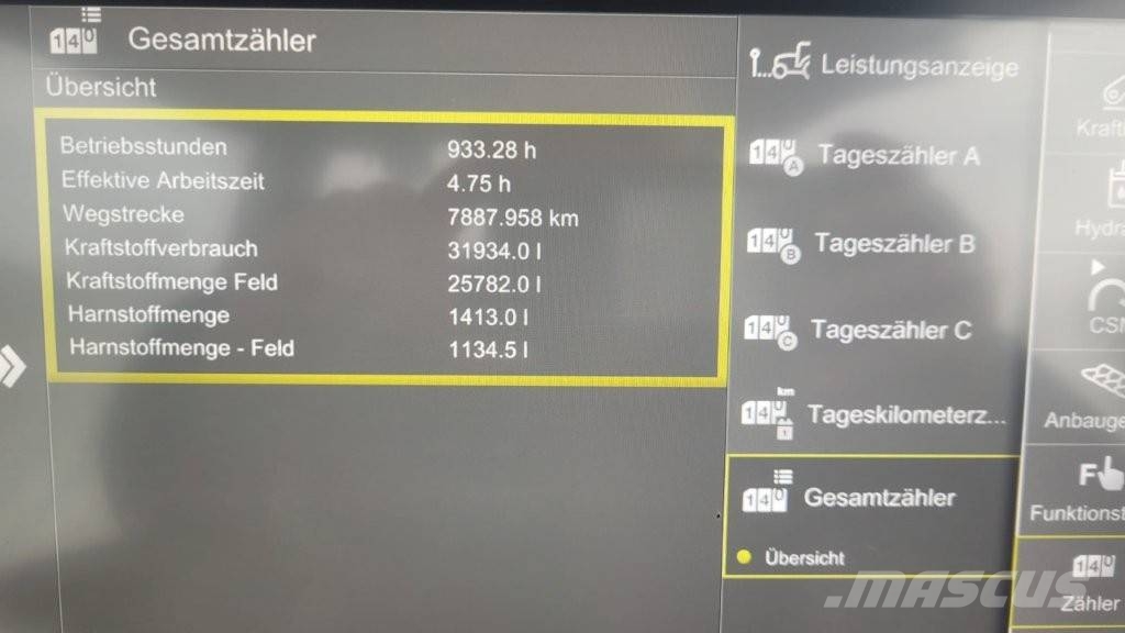 CLAAS XERION 5000 TRAC VC- Stage V 트랙터