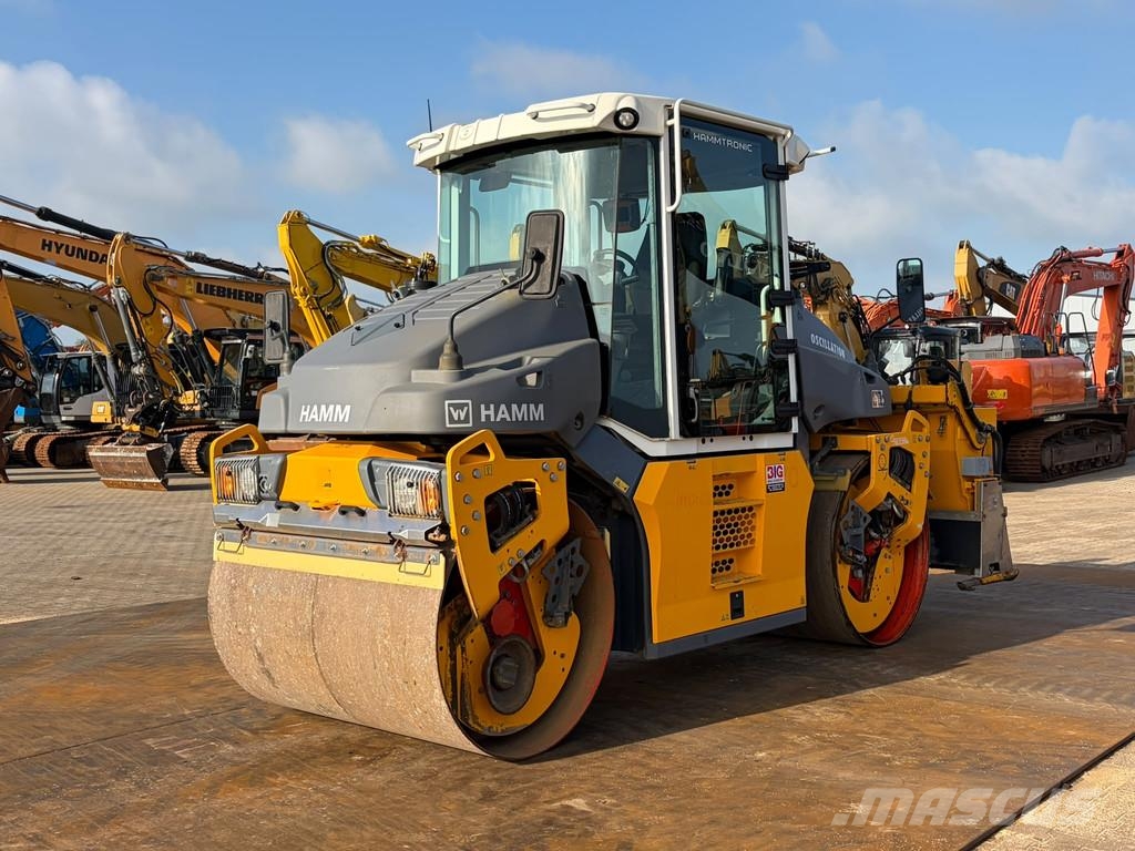 Hamm DV70i + Bomag splitter Rodillos de doble tambor