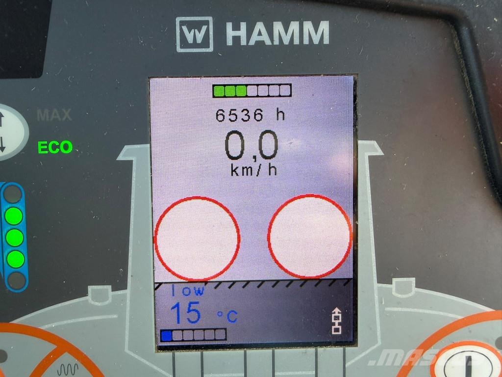 Hamm DV70i + Bomag splitter Rodillos de doble tambor