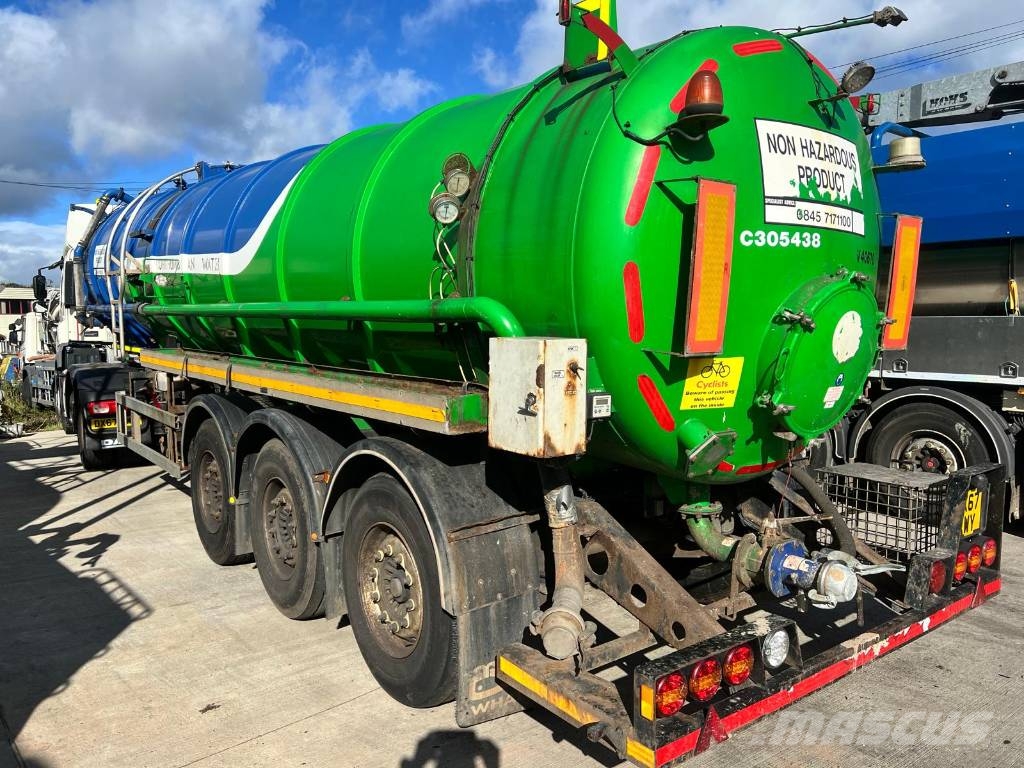 Whale 316 Stainless Steel Vac Tanker with DAF CF 460 Tra Remorque citerne