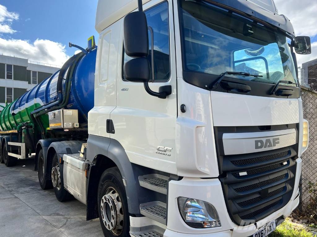 Whale 316 Stainless Steel Vac Tanker with DAF CF 460 Tra Remorque citerne