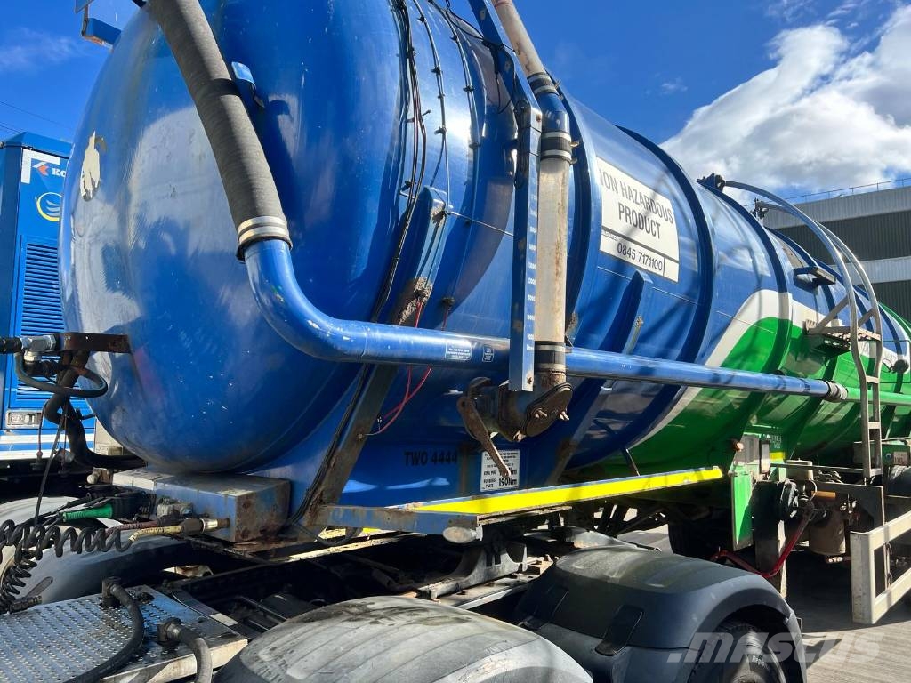 Whale 316 Stainless Steel Vac Tanker with DAF CF 460 Tra Remorque citerne