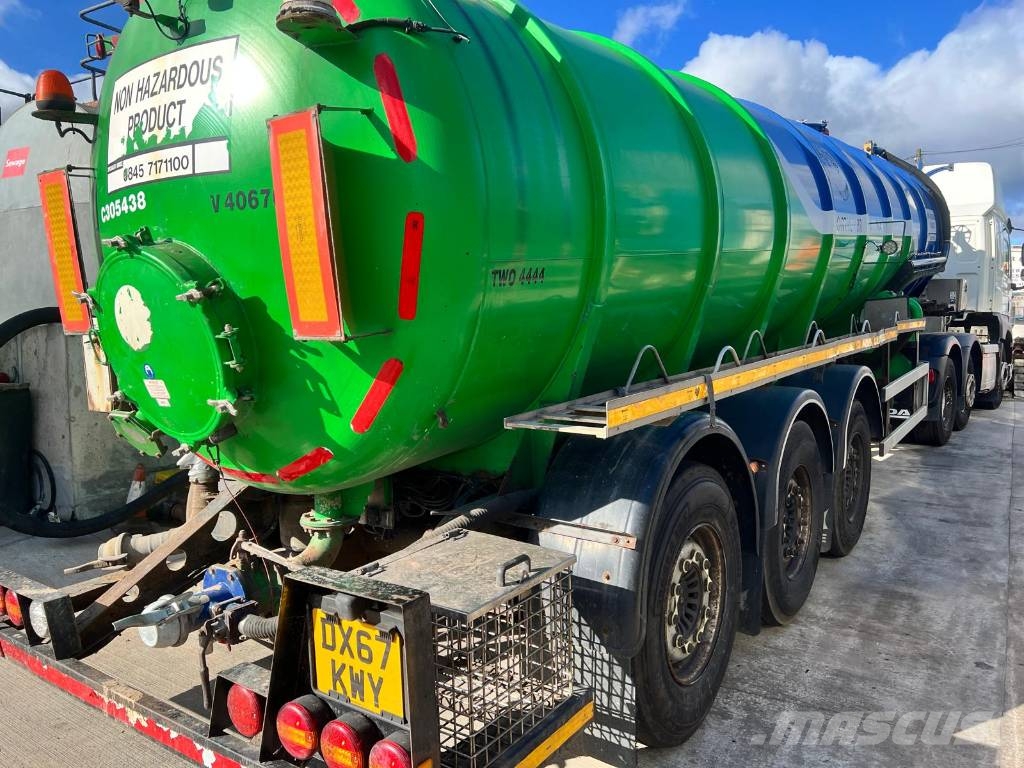 Whale 316 Stainless Steel Vac Tanker with DAF CF 460 Tra Remorque citerne