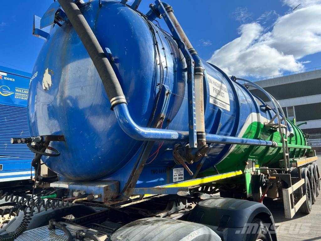 Whale 316 Stainless Steel Vac Tanker with DAF CF 460 Tra Remorque citerne