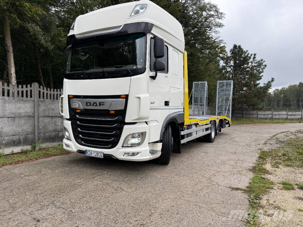 DAF XF 106.480 Kamioni sa ravan platformom / vitlom