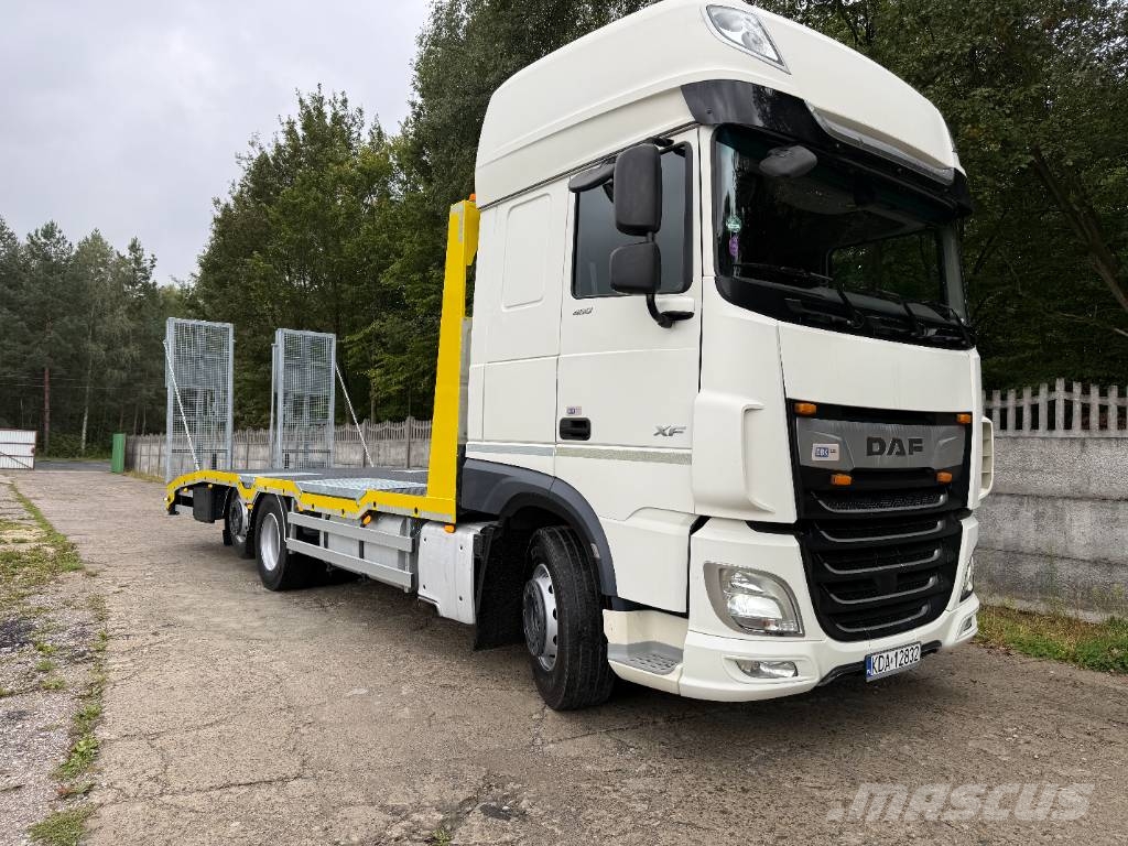 DAF XF 106.480 Kamioni sa ravan platformom / vitlom