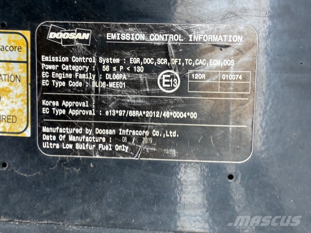 Doosan DX 225 LC-5 - DX 225 LC - DX 225 Bagri goseničarji