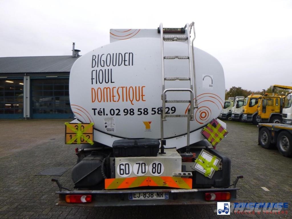 Renault Midlum 220 dci 4x2 fuel tank 10.5 m3 / 4 comp 탱커 트럭