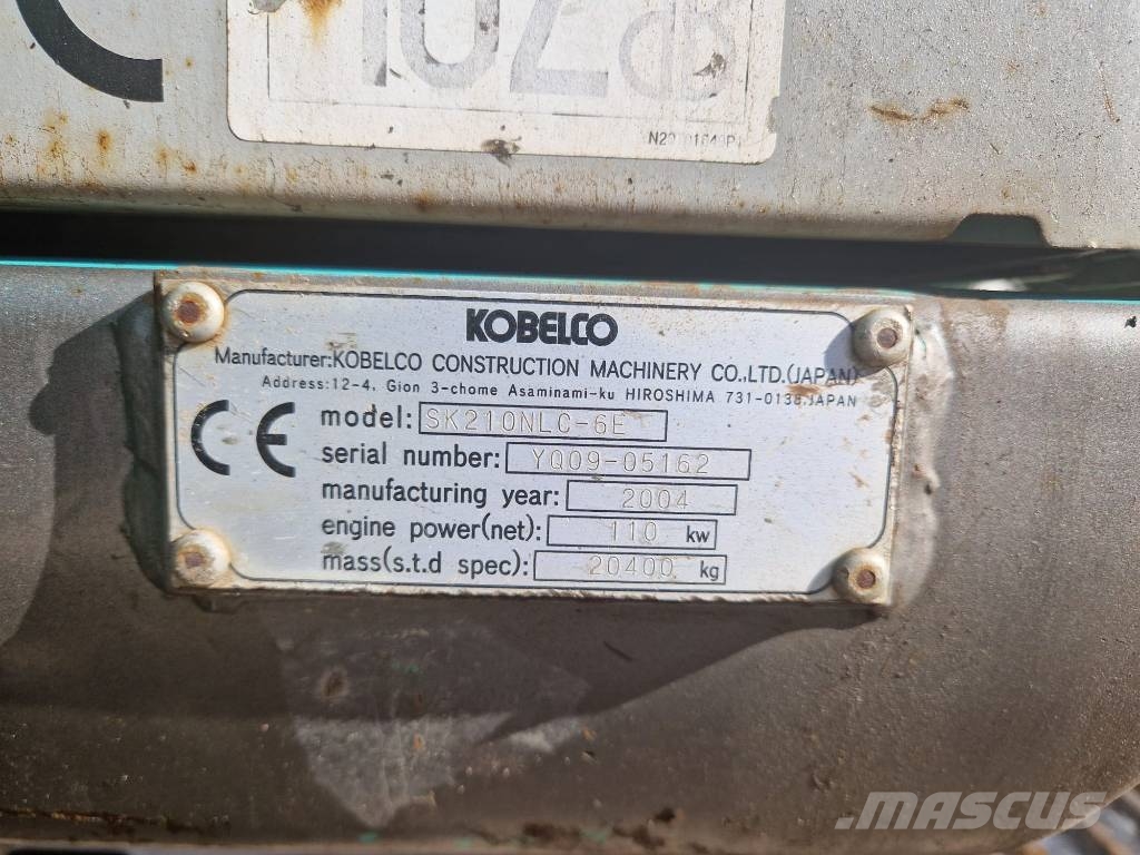 Kobelco SK210 N LC-6 Crawler excavators