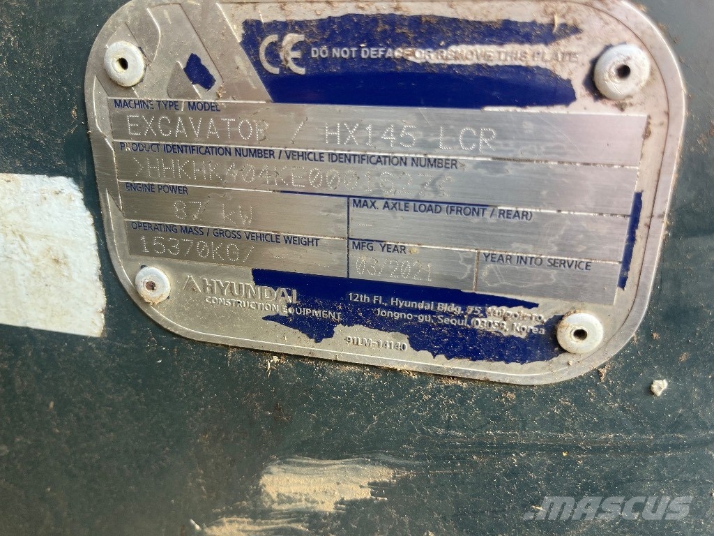 Hyundai HX 220 L Гусеничні екскаватори