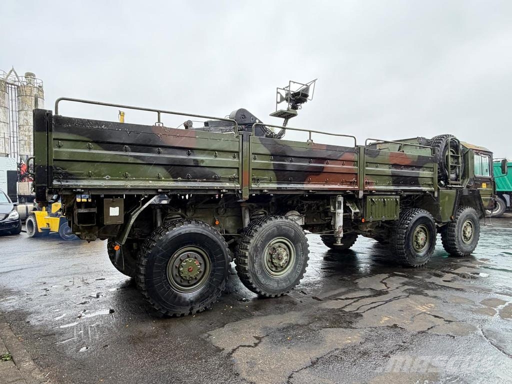 MAN KAT 8x8 V8 Deutz Engine Open Box Crane Low Mileage Caminhões de mesa/dropside