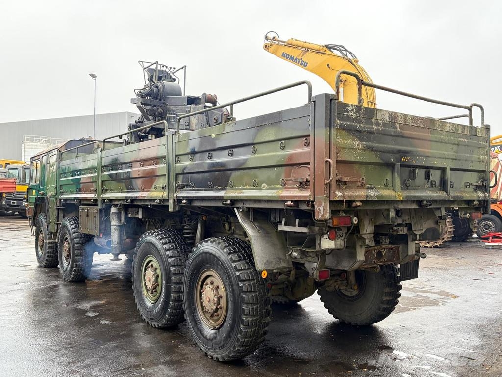MAN KAT 8x8 V8 Deutz Engine Open Box Crane Low Mileage Caminhões de mesa/dropside