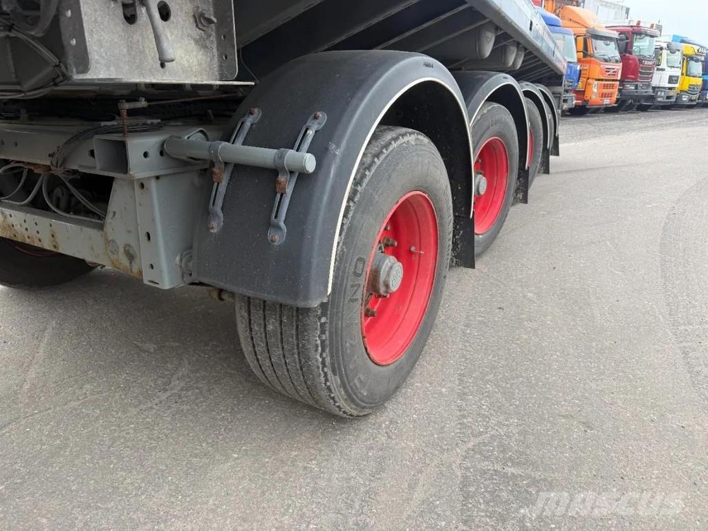 Broshuis 4 AXLE - BPW - 4X STEERING AXLE - DOUBLE EXTENDABL Flatbed/Dropside semi-trailers