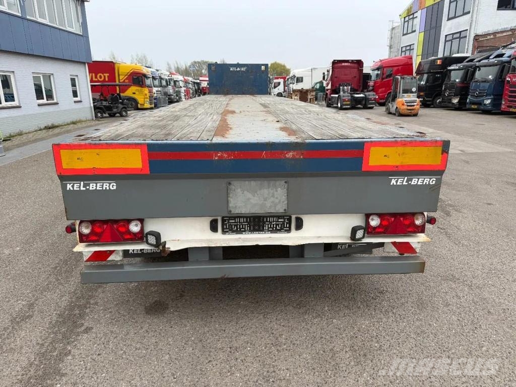 Broshuis 4 AXLE - BPW - 4X STEERING AXLE - DOUBLE EXTENDABL Flatbed/Dropside semi-trailers