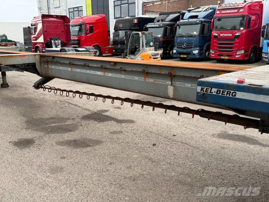 Broshuis 4 AXLE - BPW - 4X STEERING AXLE - DOUBLE EXTENDABL Flatbed/Dropside semi-trailers