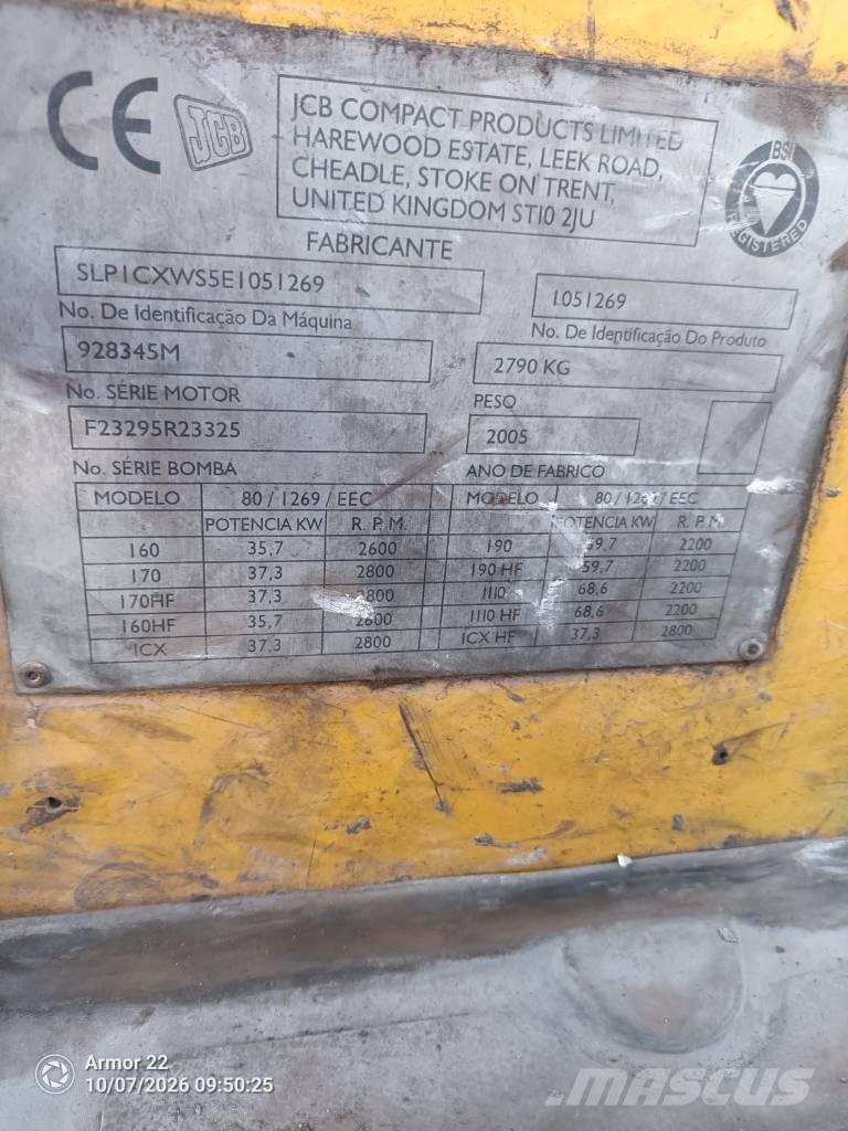 JCB 1 CX Retrocargadoras