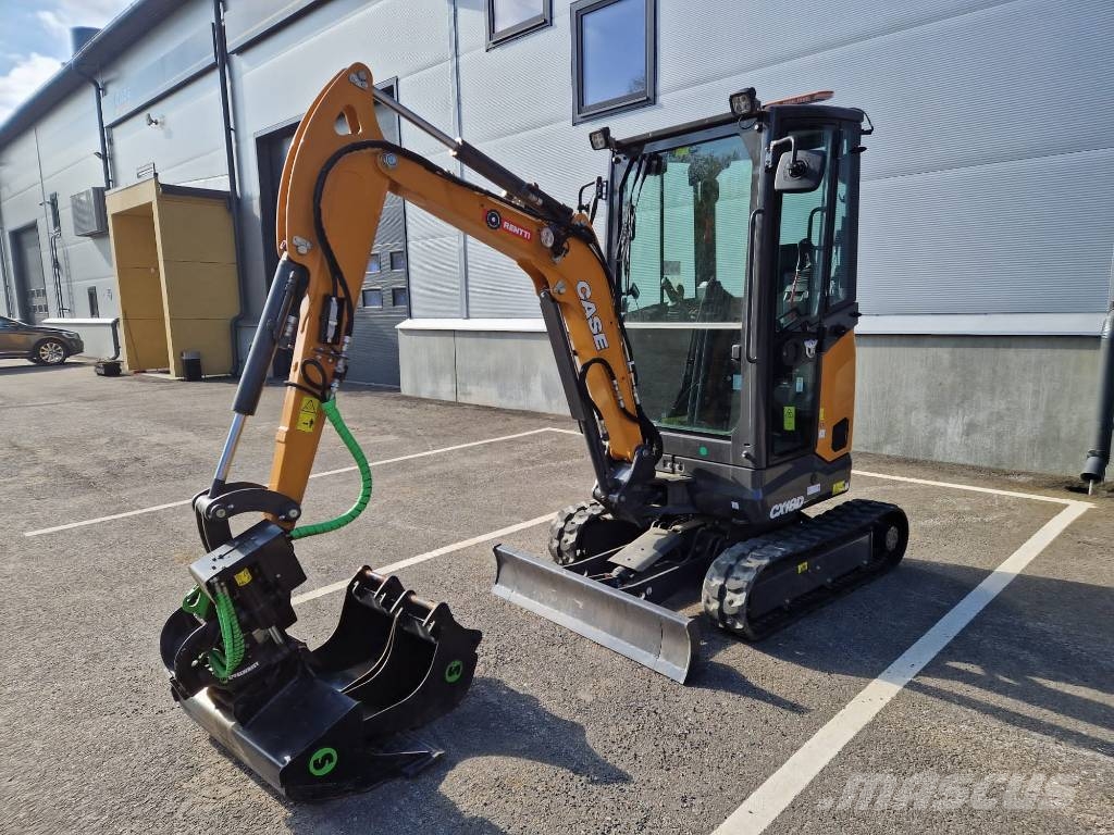 CASE CX 18 D Pyörittäjällä Mini excavators < 7t (Mini diggers)