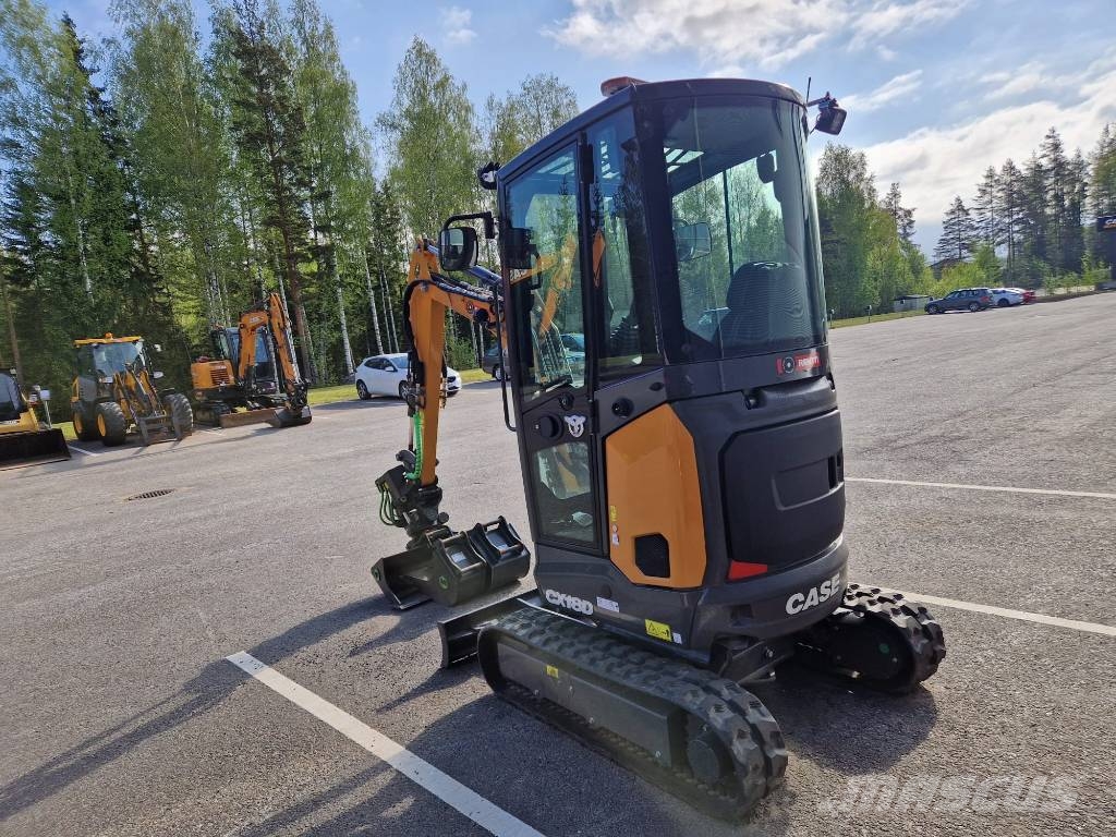 CASE CX 18 D Pyörittäjällä Mini excavators < 7t (Mini diggers)
